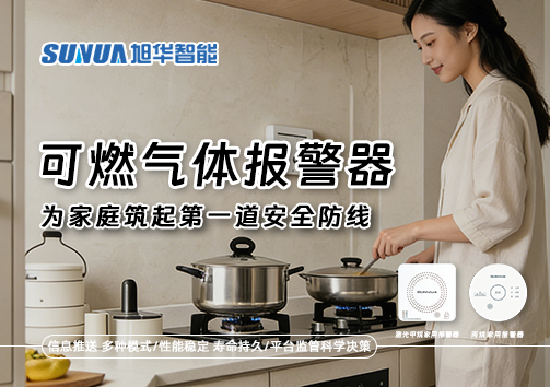 可燃气体报警器，为家庭筑起第一道安全防线！