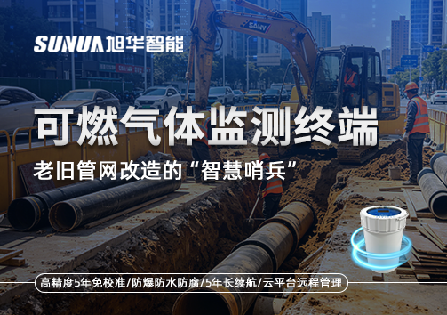老旧管网改造的“智慧哨兵”：可燃气体监测终端如何重塑地下安全防线
